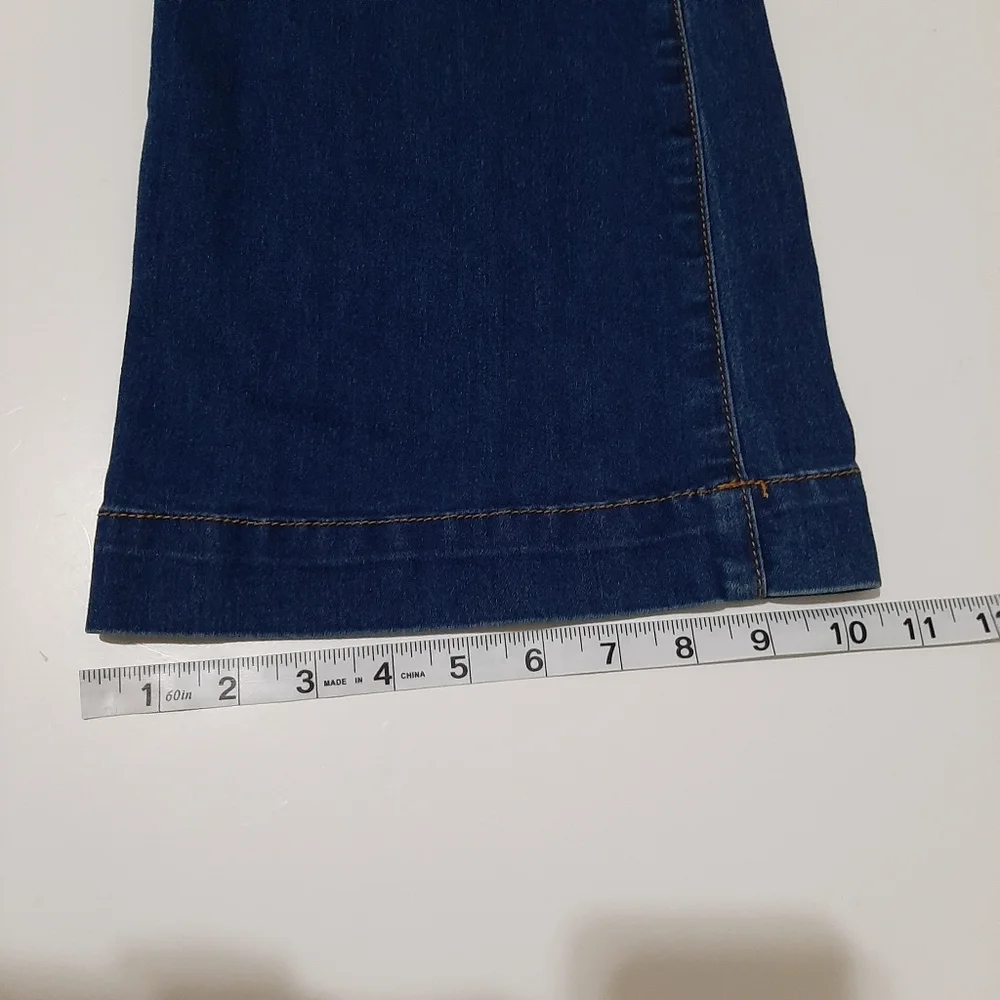 Free People Blue Flared Leg Jeans Size 26